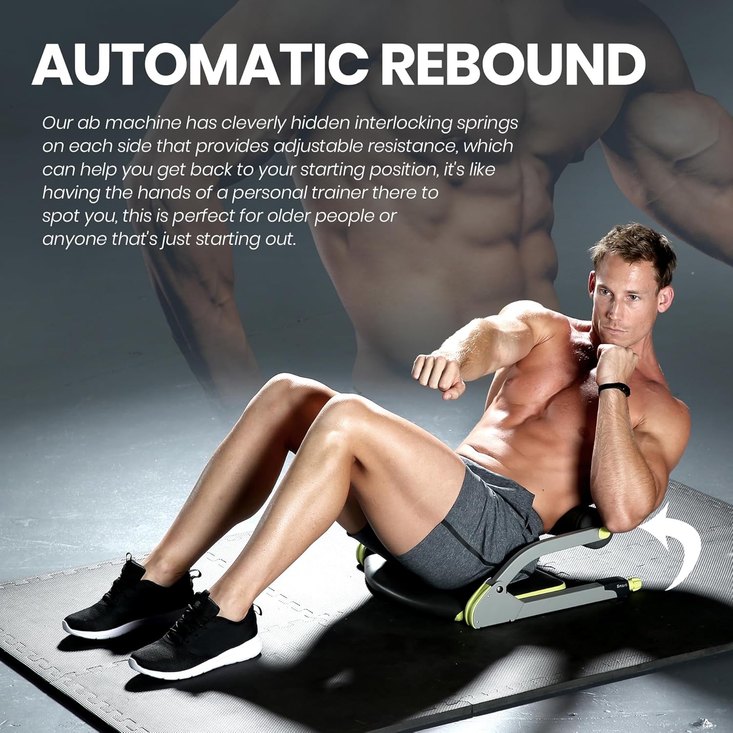 CoreMax - Compact Home Ab Crunch Trainer