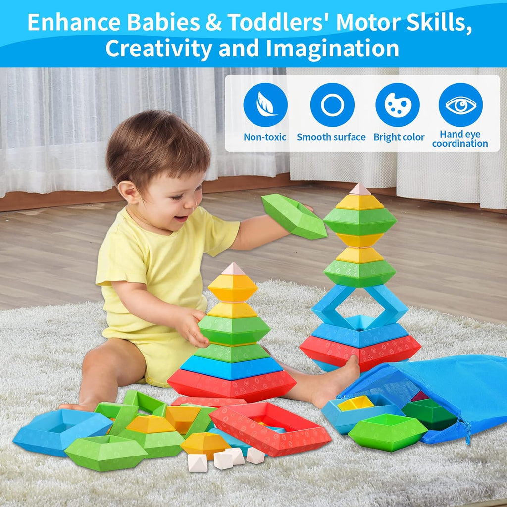 Multifunctional Montessori Blocks - Encourage Creativity for Children