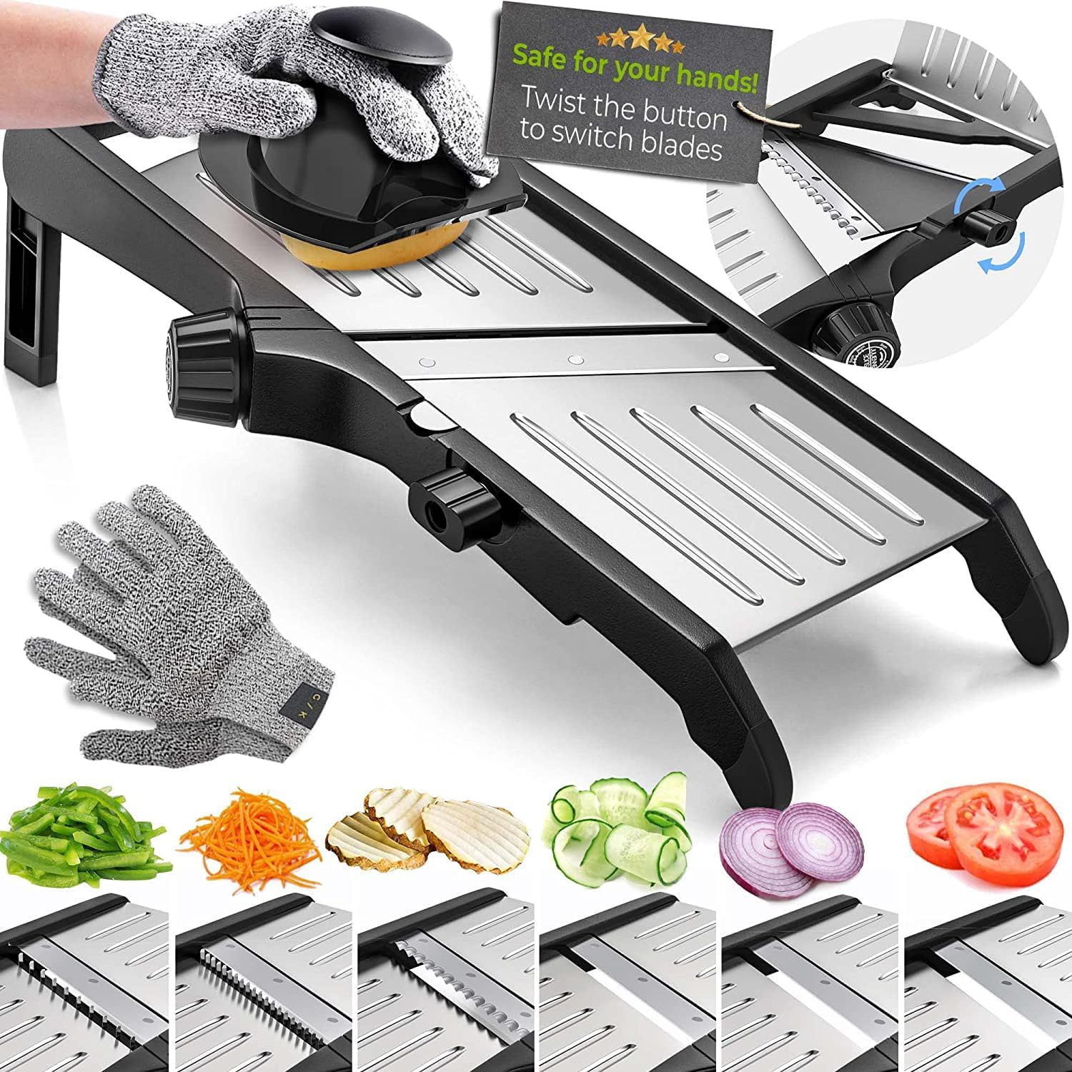 SlicerPro - Safety Set with Cut-Resistant Gloves