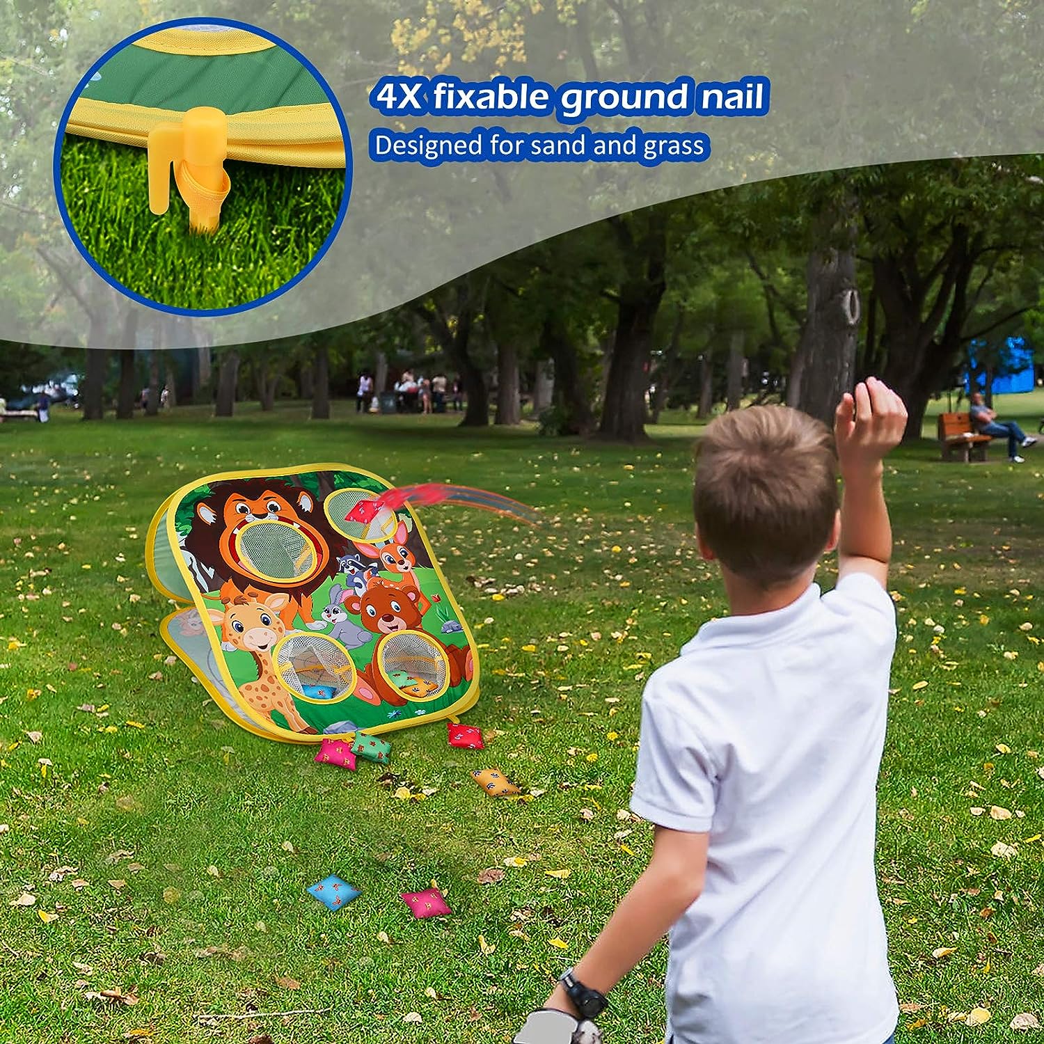 Animal Beanbag Toss and Throw Game - Enjoy endless fun