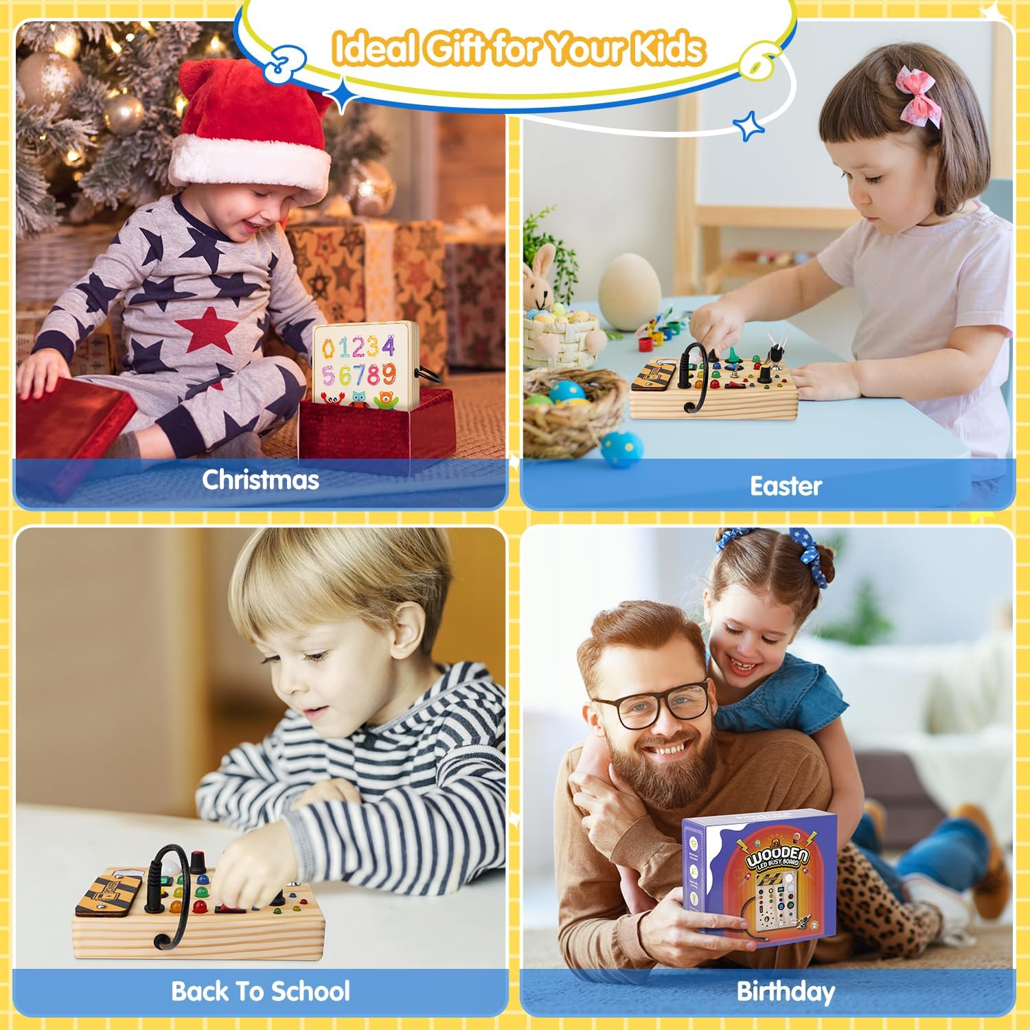 Montessori Toddler Bulletin Board - Discovering with Creative Lights