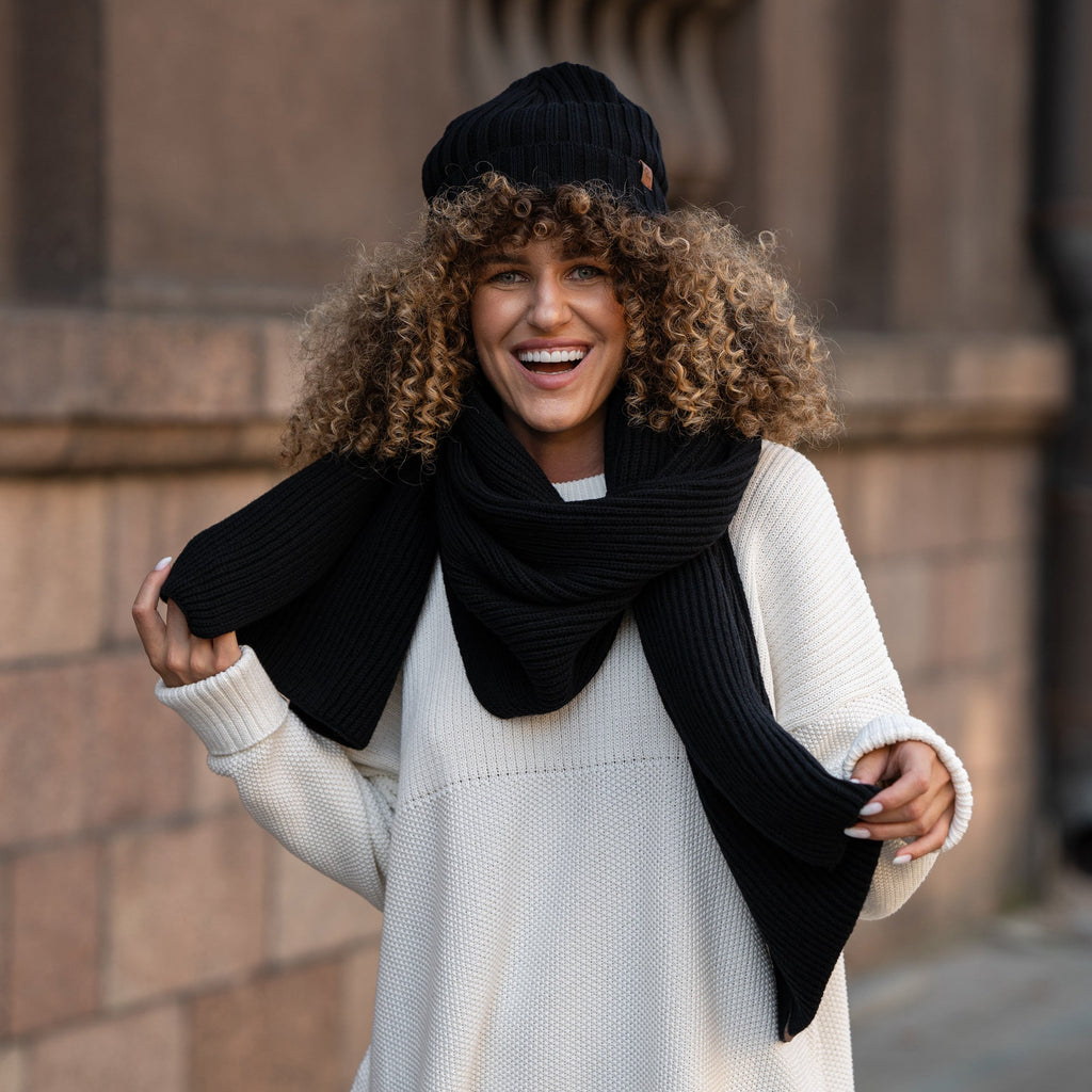 CozyMerino Beanie - Luxury Merino Wool Beanie for Women