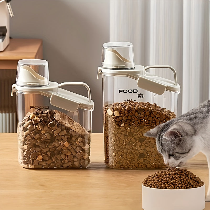 FreshBite - Modern Pet Food Container with Measuring Cup