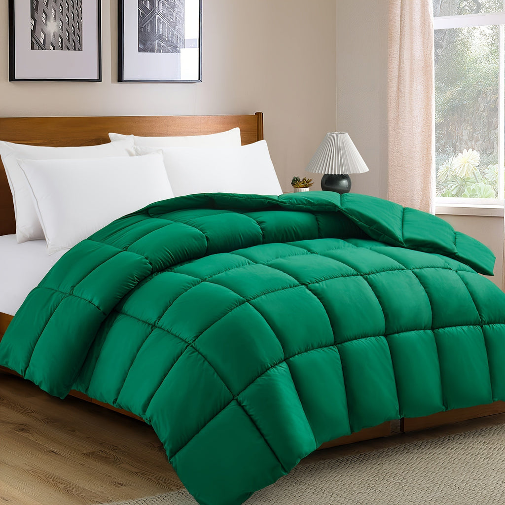 Luxury Seasonal Duvet with Reversible Design and Microfiber Filling