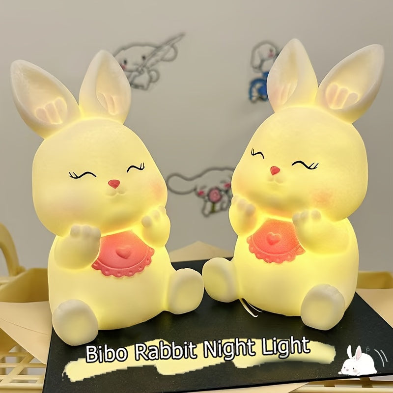 CuteRabbit - Charming LED Table Lamp for Bedroom