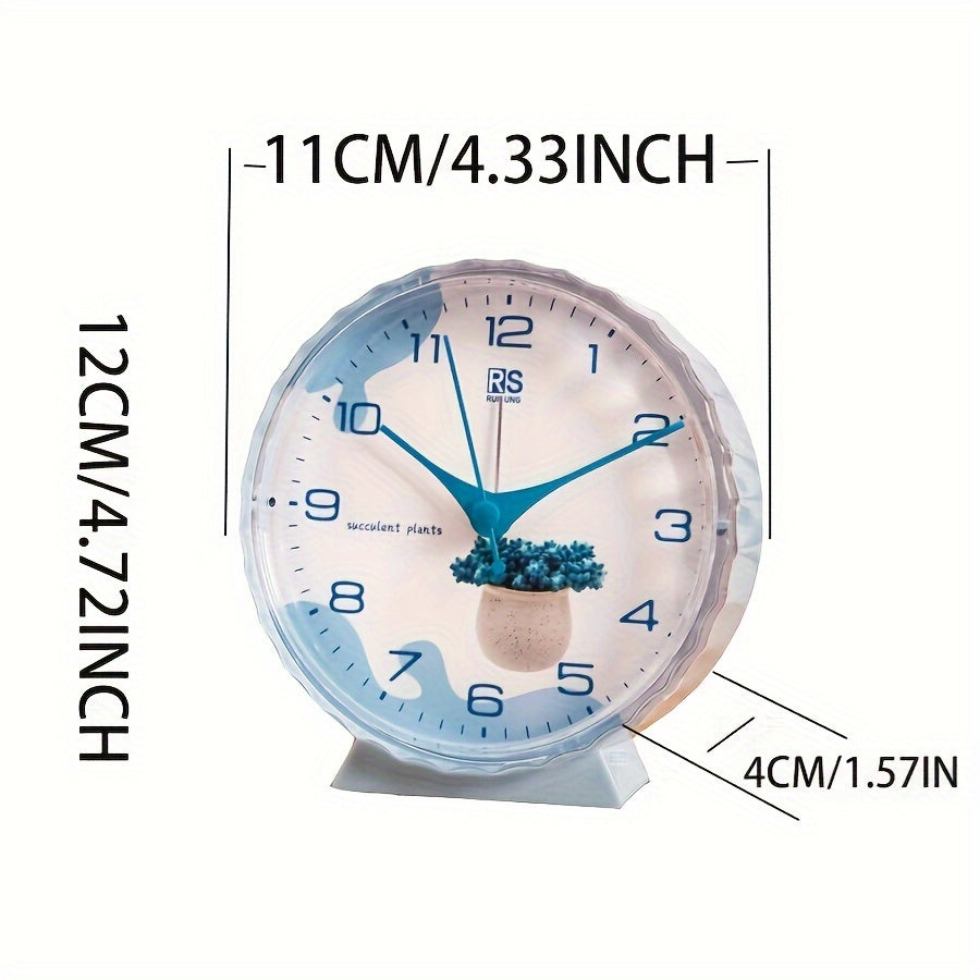 FloraTime Clock - Elegant Flower Grower with Alarm