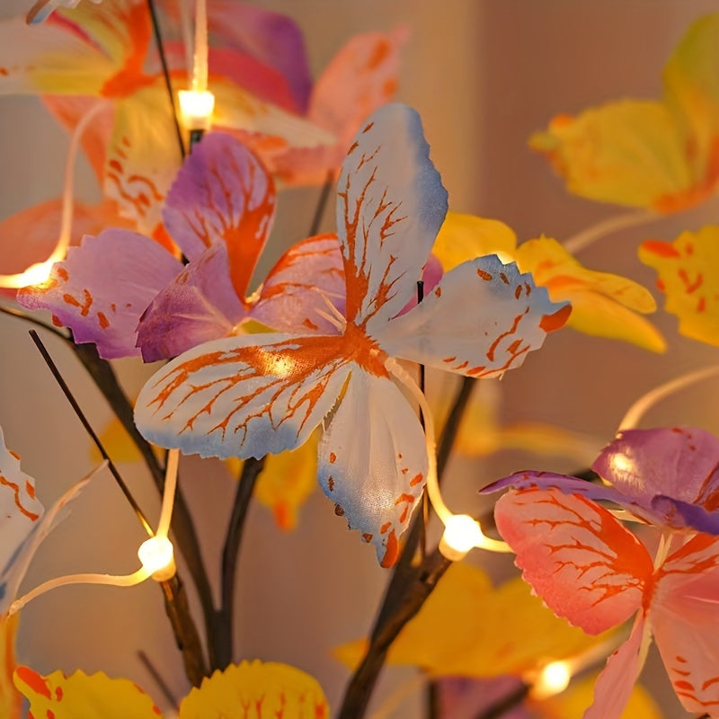 GlowBirch - Stylish LED Lamp with Birch Butterfly Motif