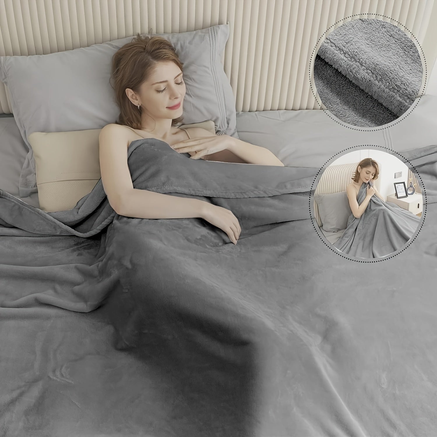 UltraSoft Fleece Blanket – Luxury Reversible for All Seasons