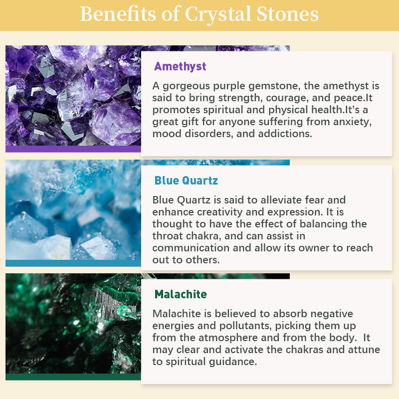 Gaia Natural Crystal Geode Hanging Decoration