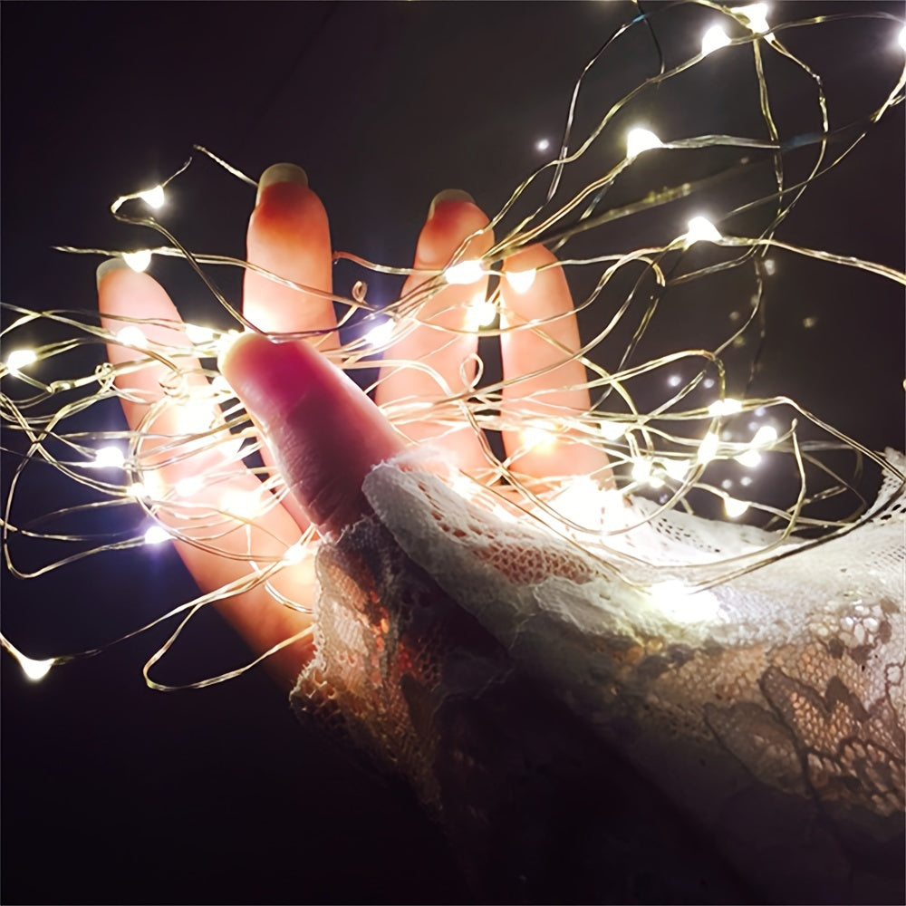 TwinkleWire - USB LED Lichtslinger in Koperdraad