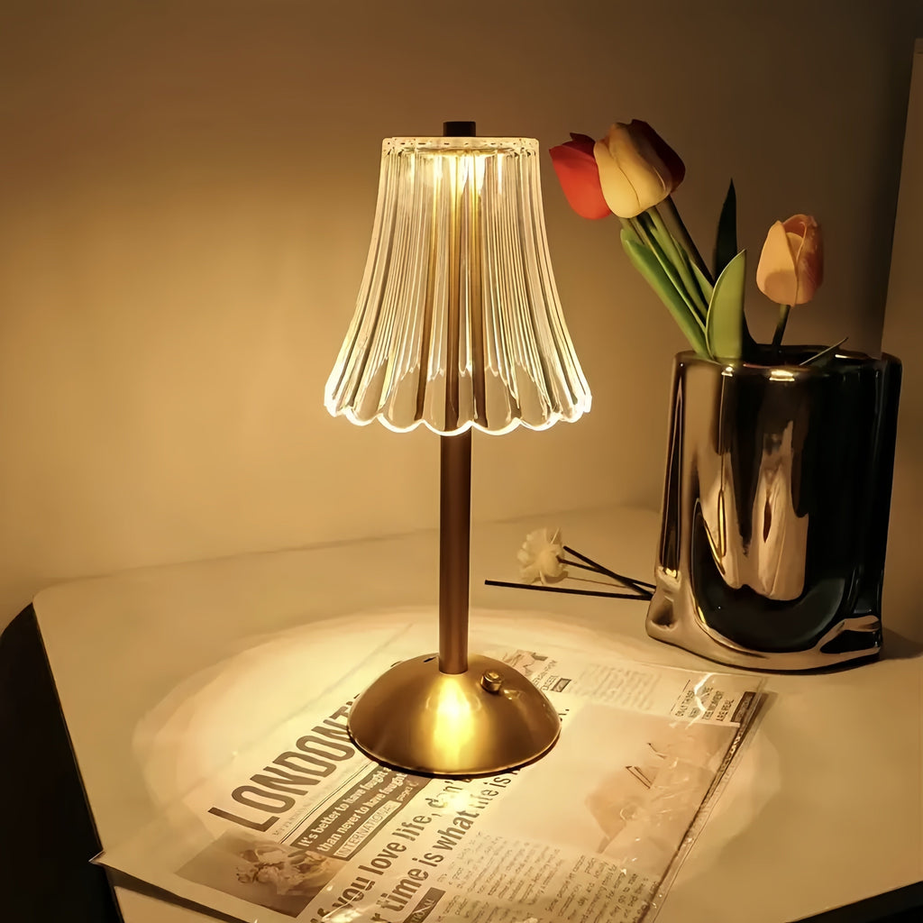 LumiGlow Table Lamp - Cordless LED Lighting with Touch