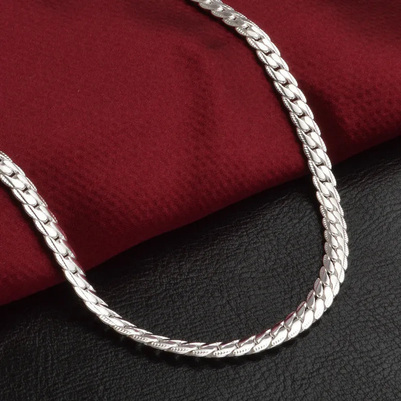 SilverGlow Necklace – Luxury 925 Sterling Silver Necklace for Women