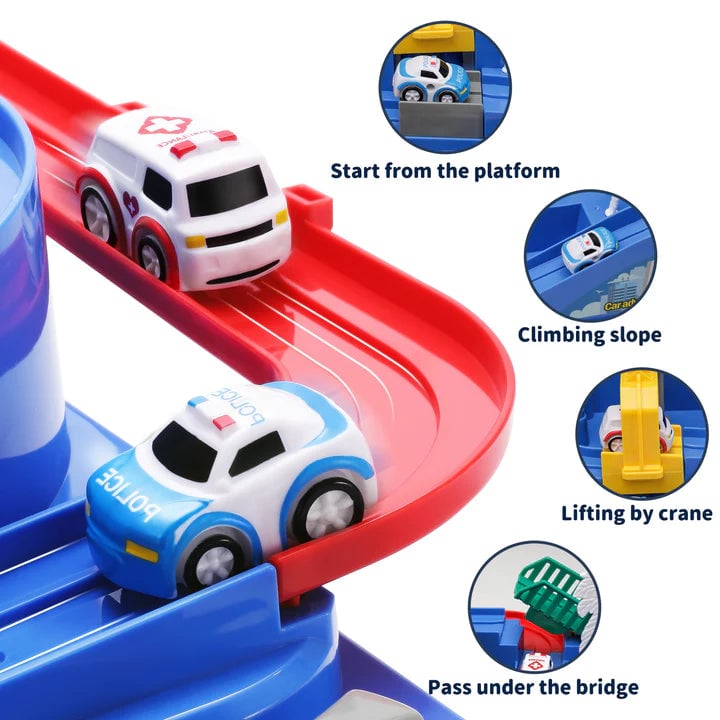 RescueTrack Adventure Set – Educational Toddler Toy