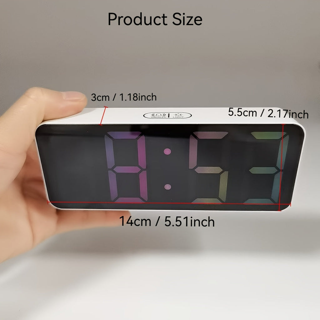 TimeGlow – Stylish LED Alarm Clock with Dimming Function