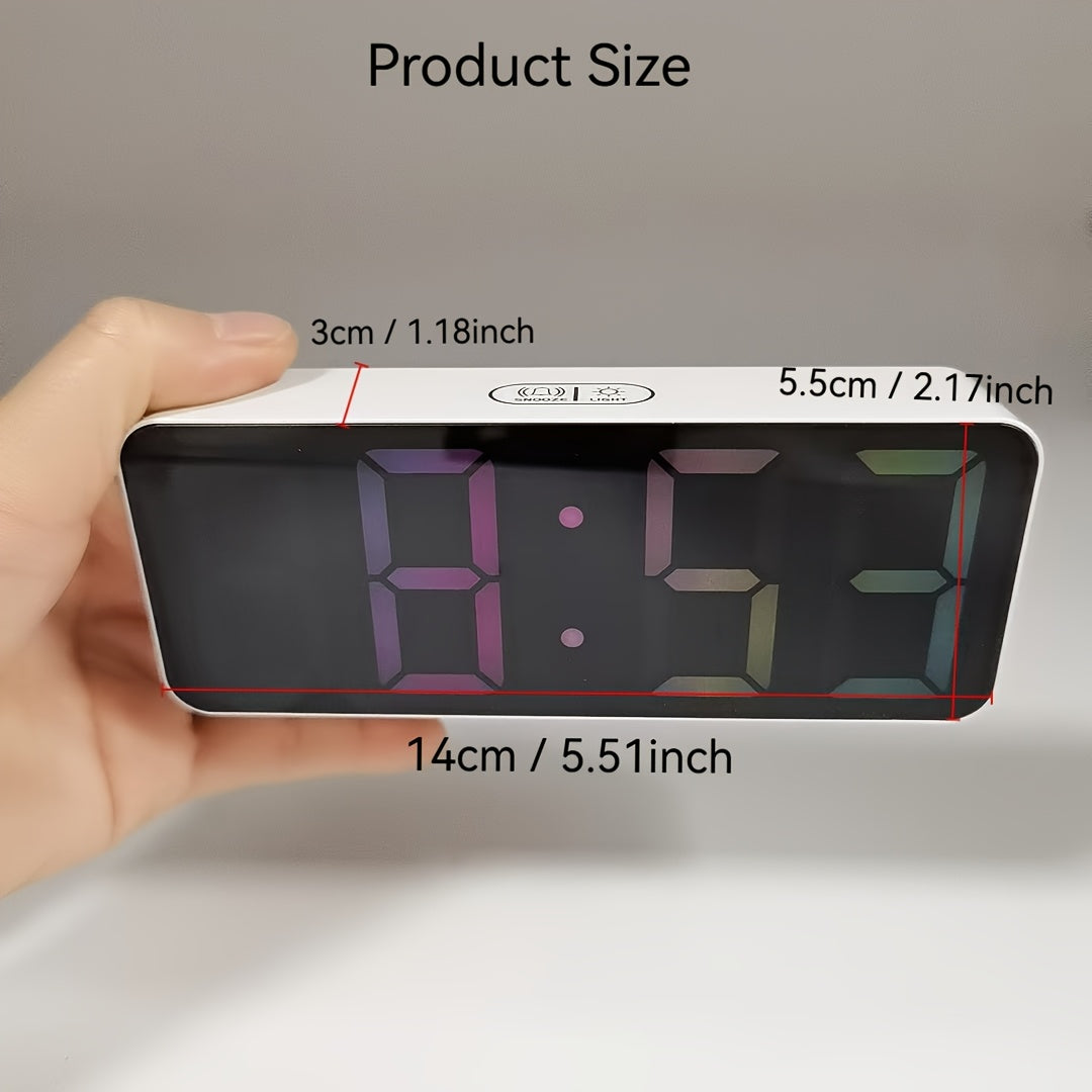 TimeGlow – Stylish LED Alarm Clock with Dimming Function