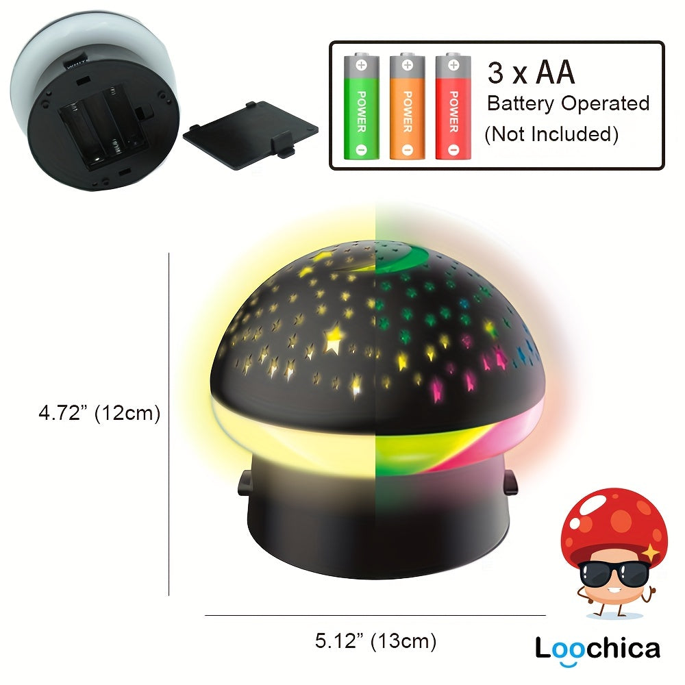 StarryGlow Lamp – Magic Mushroom Night Projector