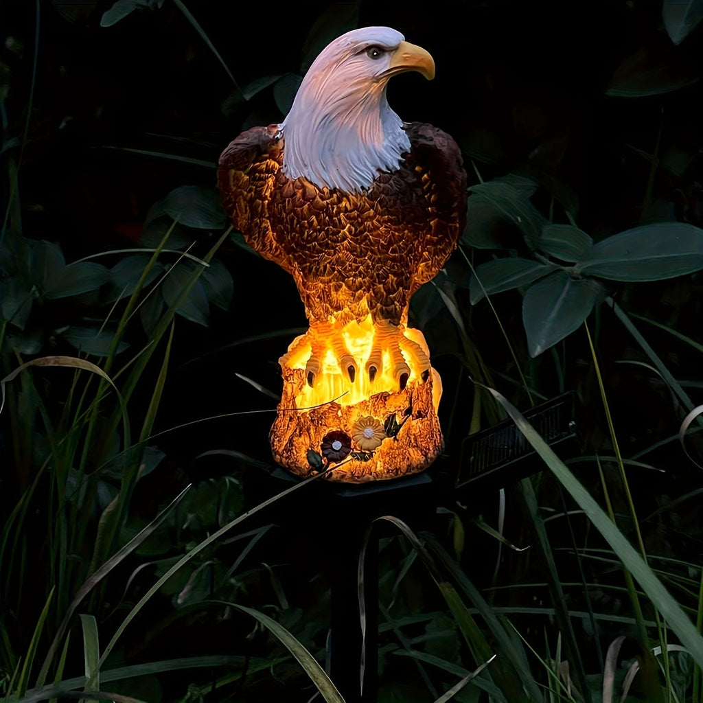SolarGlow Eagle - Stylish Solar Lamp for Garden Lighting
