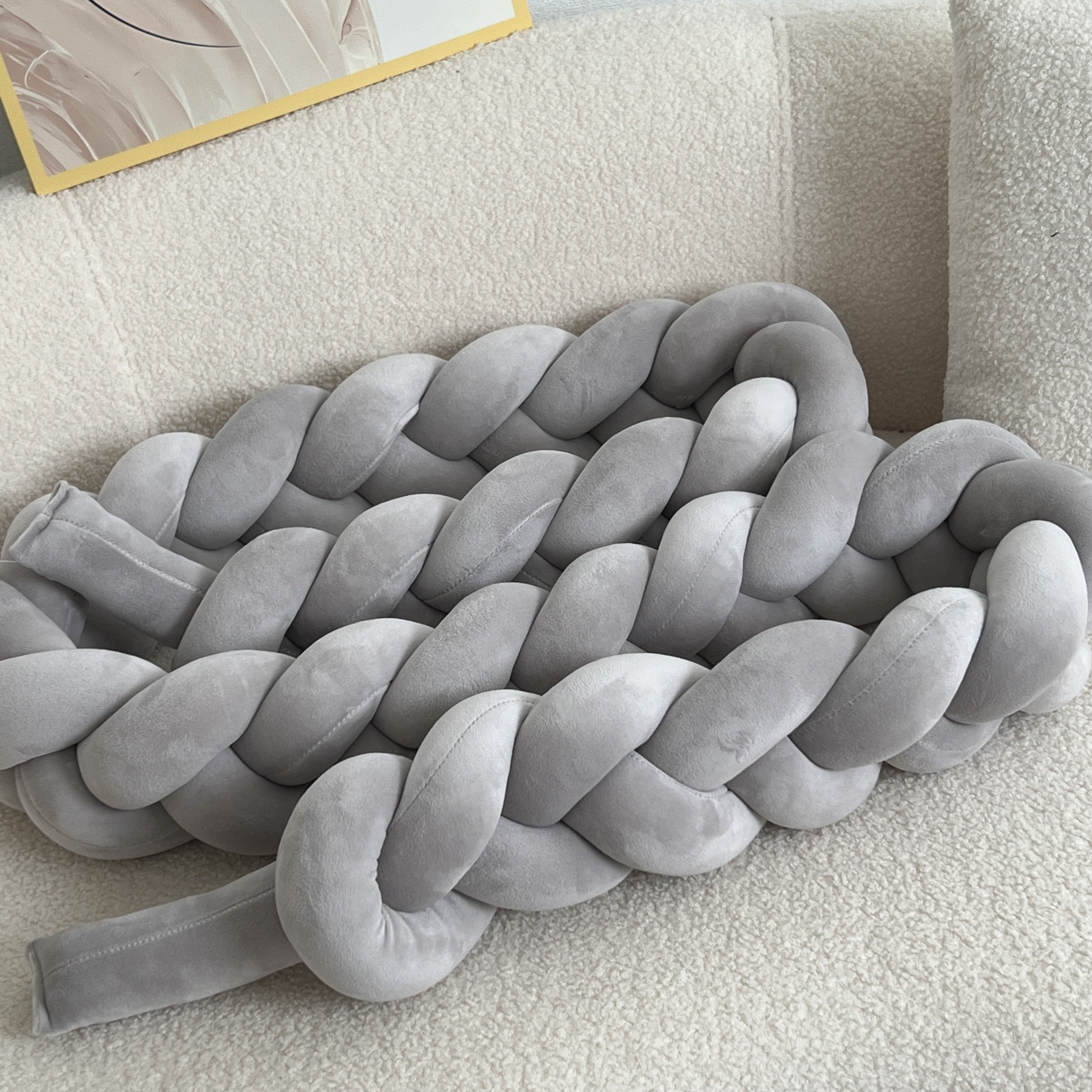 WaveCushion - Modern Washable Floor Cushion with Geometry