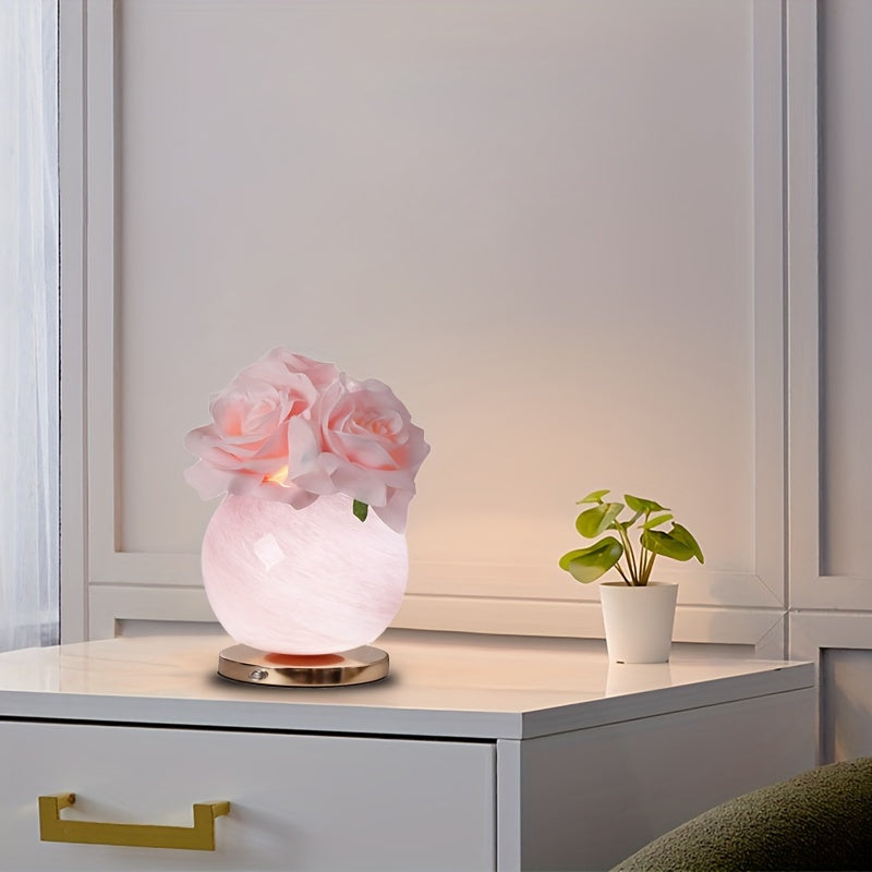 LumiDecor - Stylish LED Table Lamp with USB Charging Function
