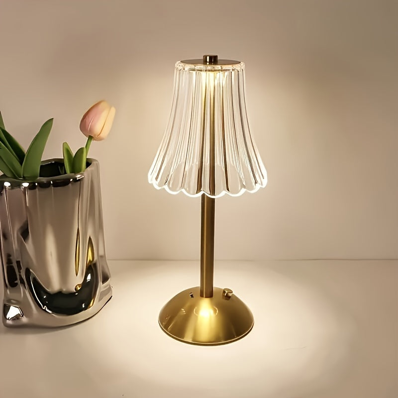 LumiGlow Table Lamp - Cordless LED Lighting with Touch