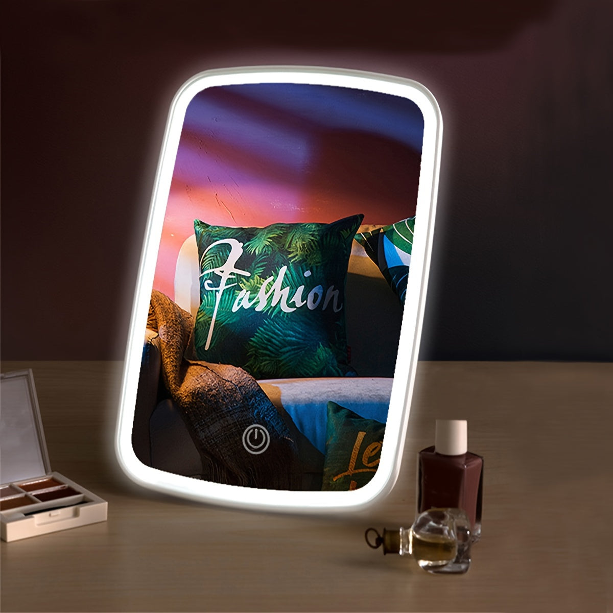BloomMirror - Elegant LED Makeup Mirror USB-Rechargeable