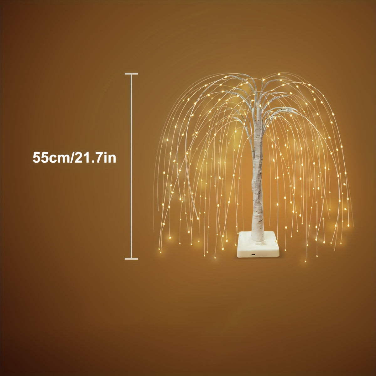 WillowGlow – Romantic Table Lamp with 192 LEDs