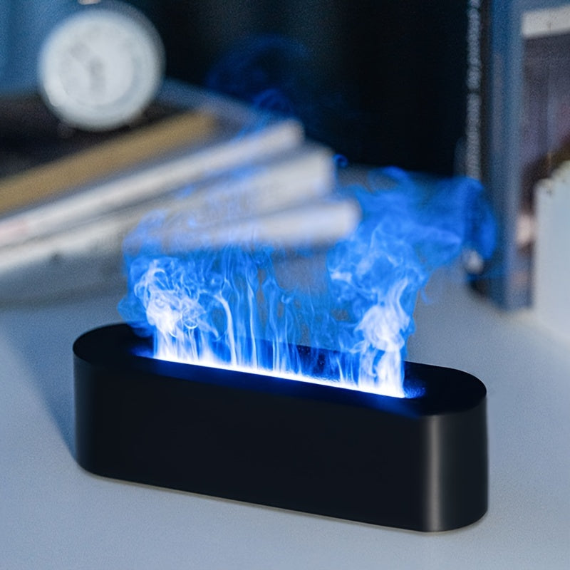 FlameGlow – USB Aroma Lamp with Colorful Flames
