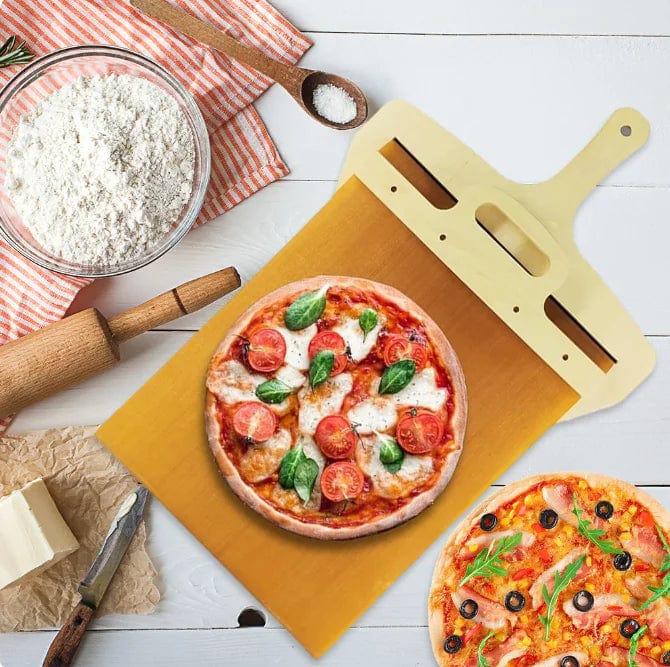FlexiPizza Peel – Adjustable Pizza Peel for Home Use