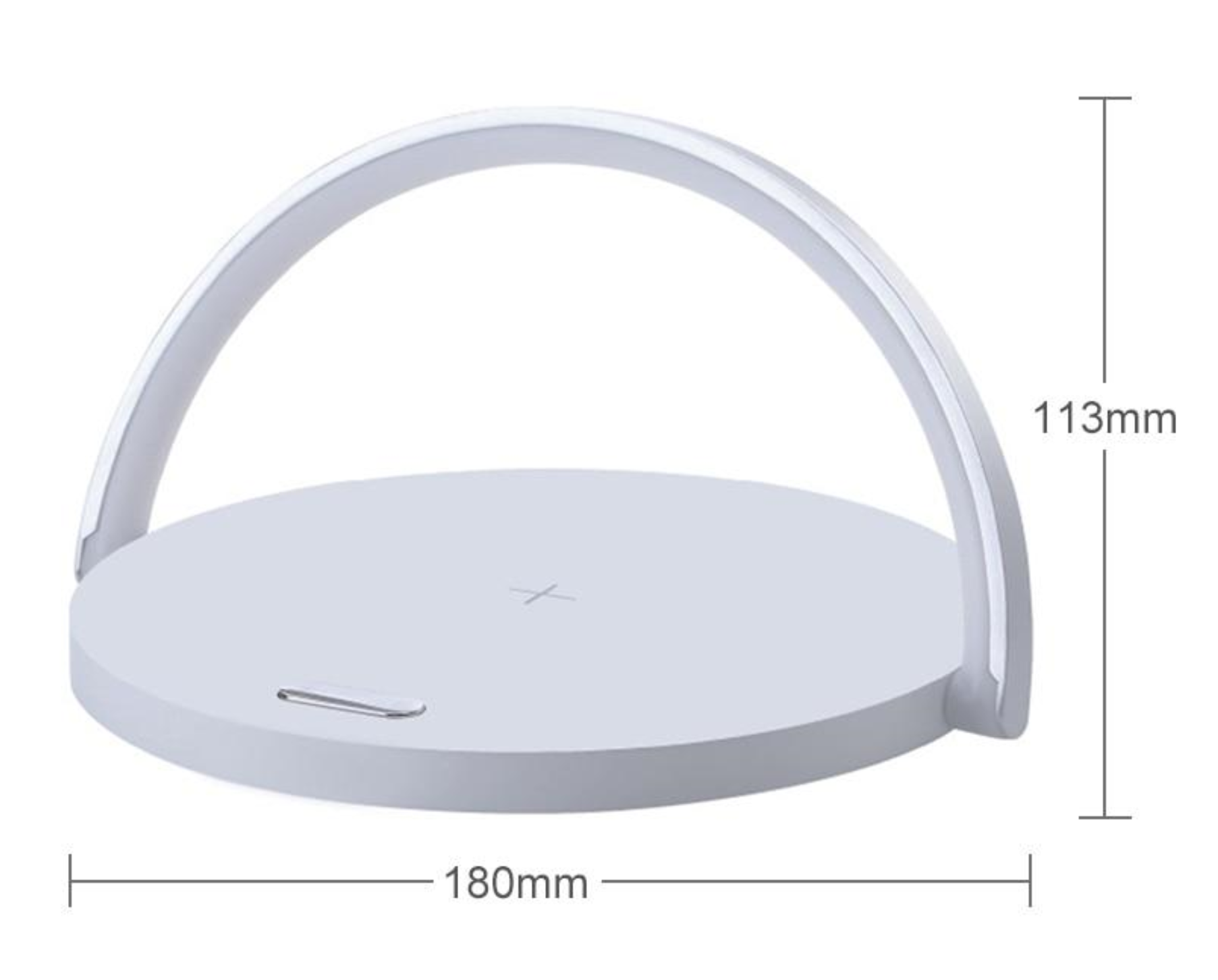 Bowlight Design™ - Stylish 3-in-1 Nightlight with Qi Charger