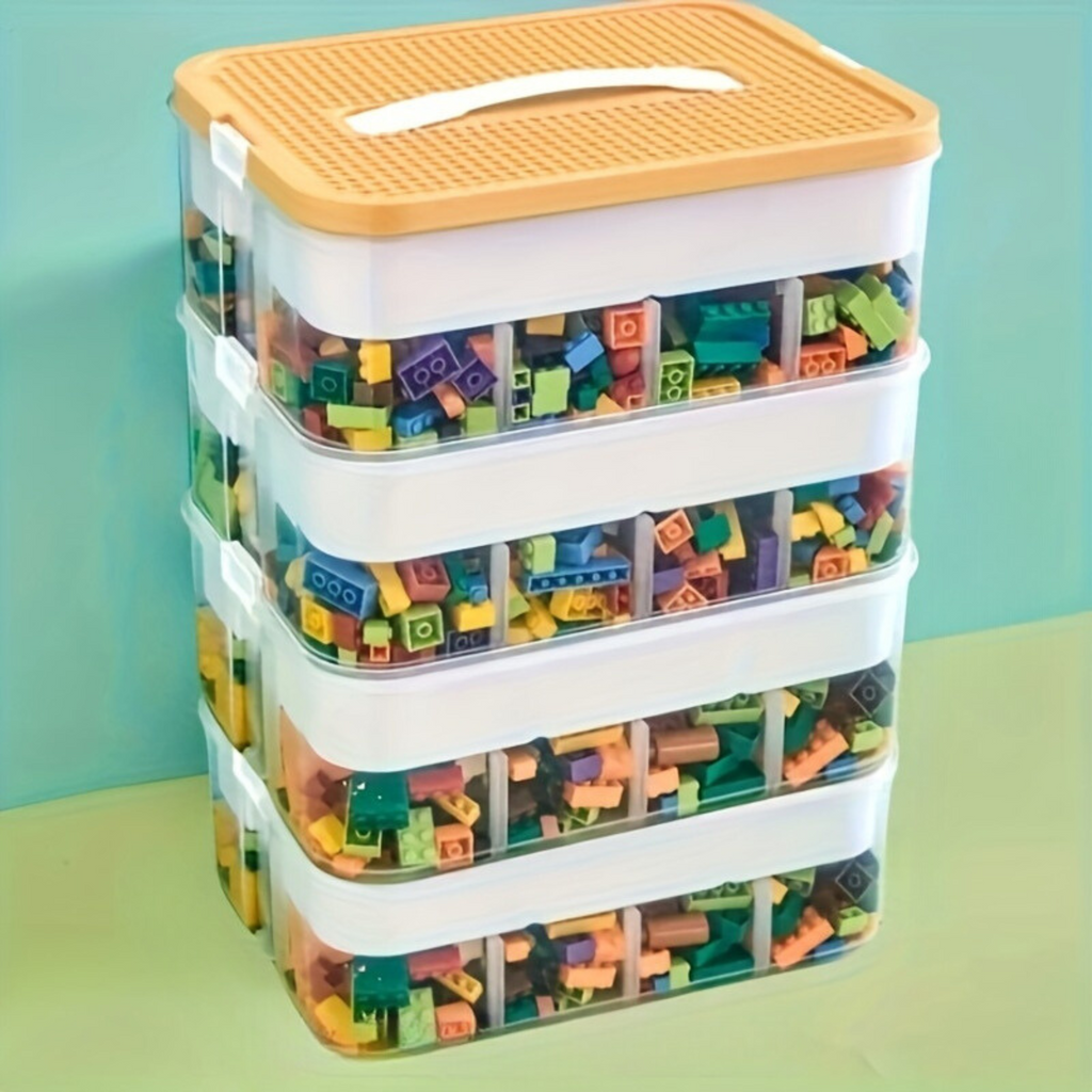 Stack Genius - Elegant Storage Box with Lid for Any Room
