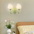 FloraGlow - 3D Glass Flower Wall Lamp for Ambient Lighting