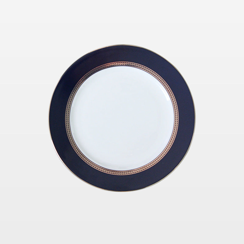 VertexSet – Luxury Blue Dinnerware Set for Dining Table