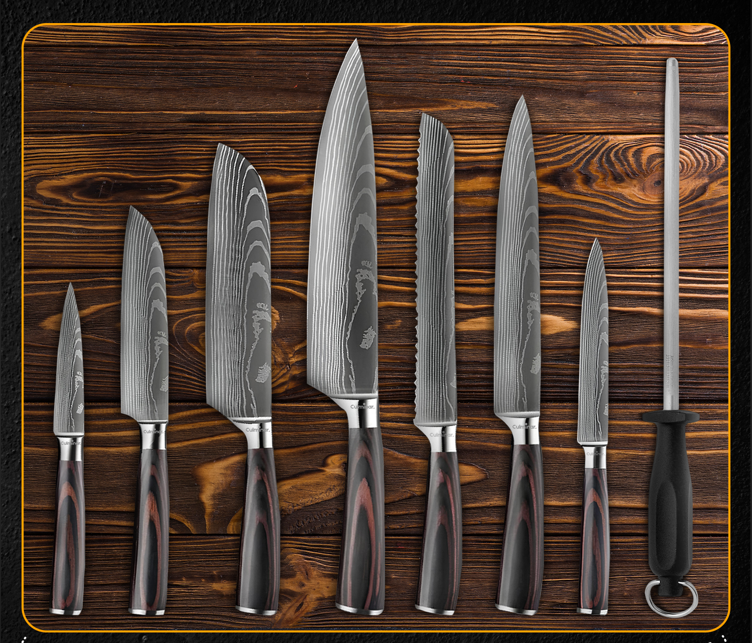 CulinaryMaster - Luxury Japanese Knife Set of 7