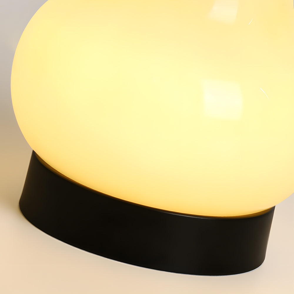 Elegant USB Pear-Shaped Table Lamp with Dimmable LED