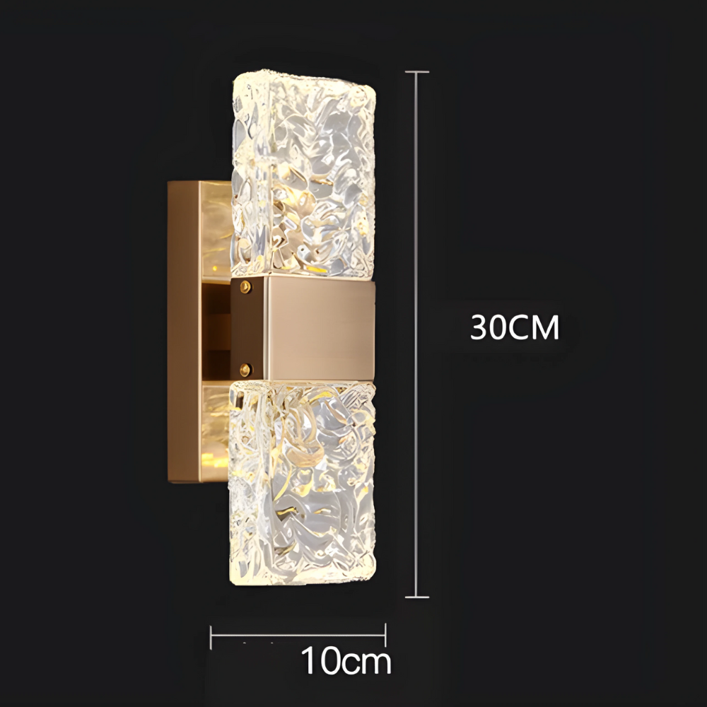 AuraCrystal - Luxury LED Crystal Wall Lamp