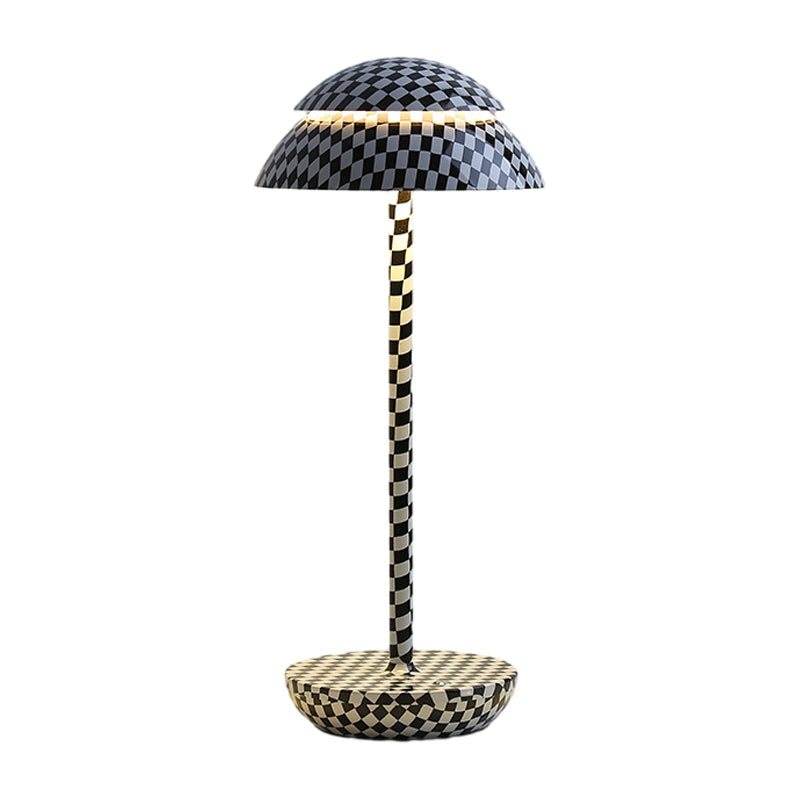 Aurelia Noire - Rechargeable Cordless Table Lamp with Integrated LED Lighting and Battery