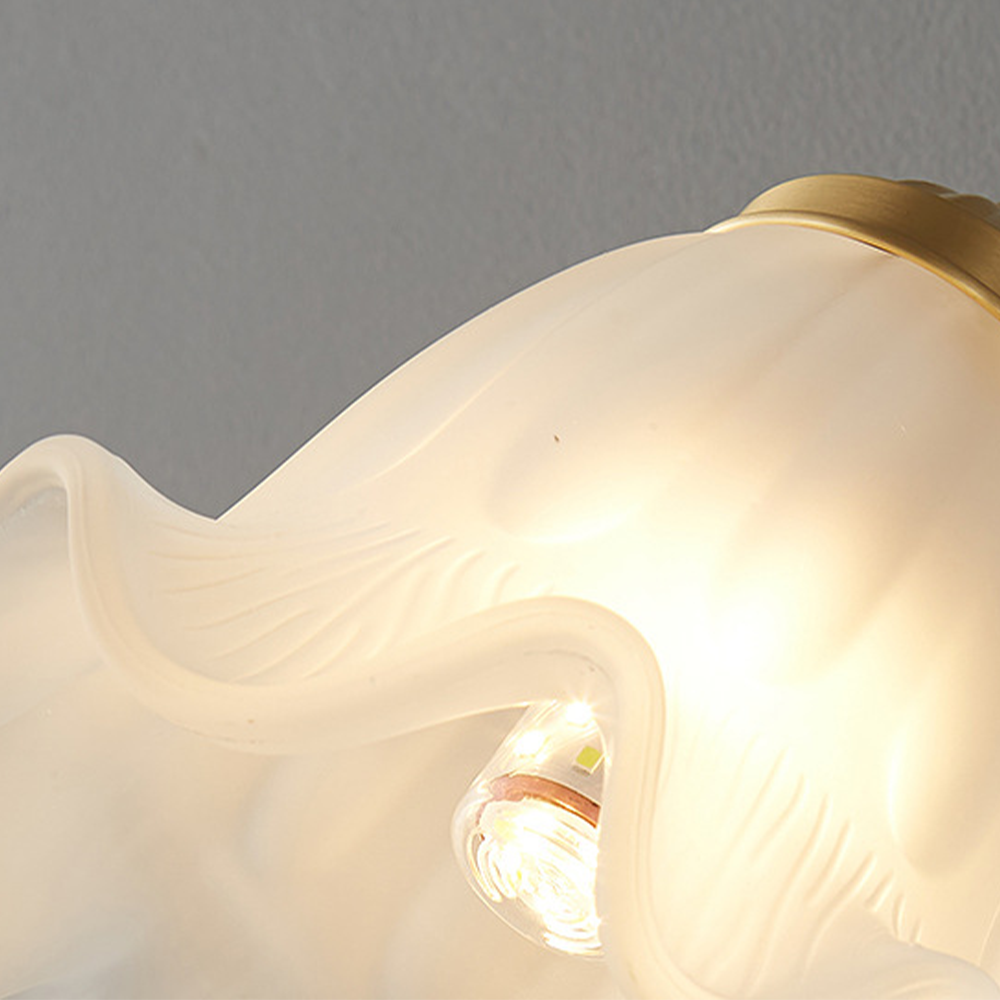 VintageGlow – Retro Glass Wall Lamp for Ambiance