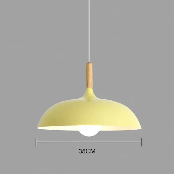 ScandiLuxe Ceiling Light - Scandinavian Oak Wood Design