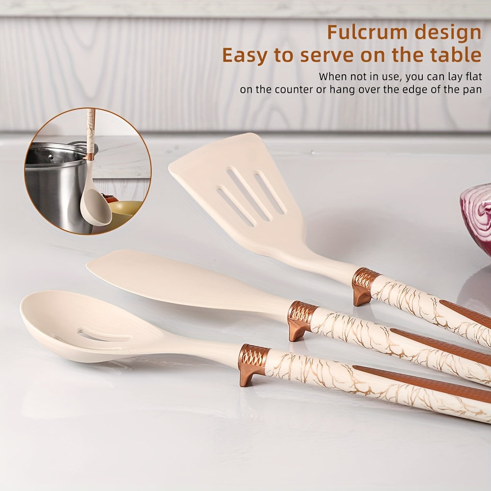 Premium Cooking - Cooking Fun with the Elegant Silicone Kitchen Utensil Set