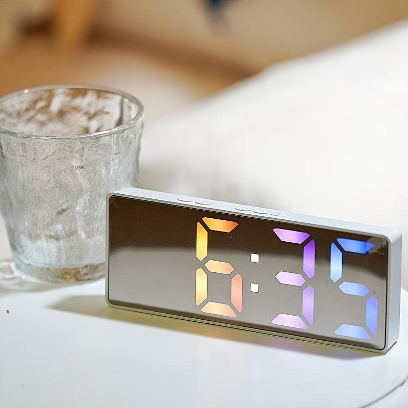 BrightTime Clock - Illuminated LED Alarm Clock with Date
