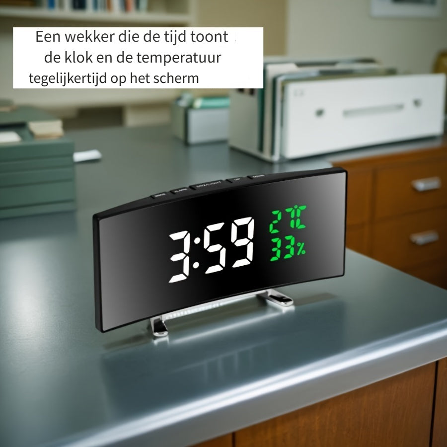 SmartClock - Smart LED Alarm Clock with USB Function