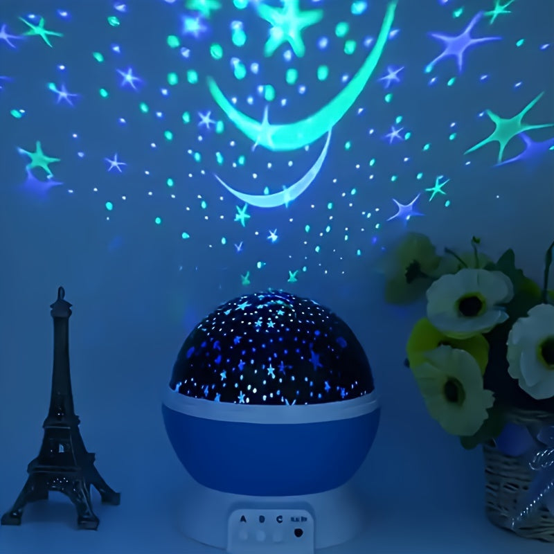 StarryDream Projector – Colourful Star Lamp with 360° Rotation