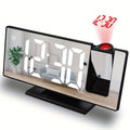 ProjectTime Clock - Stylish Large LED Projection Mirror