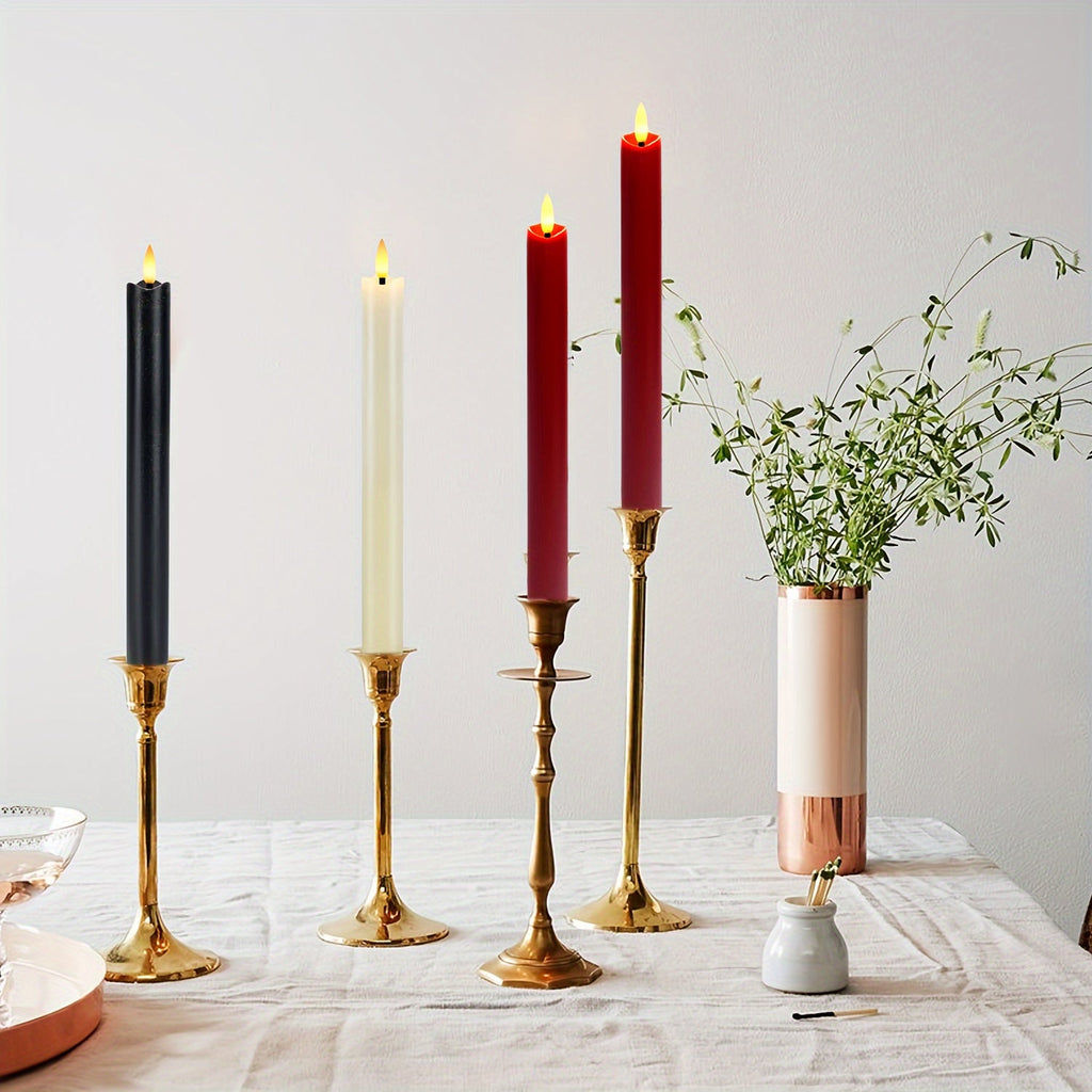 Eebuss Flameless Taper Candles – Realistic LED Effect