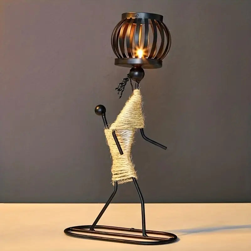 VintageMan - Retro Elegant Candle Holder for Interior