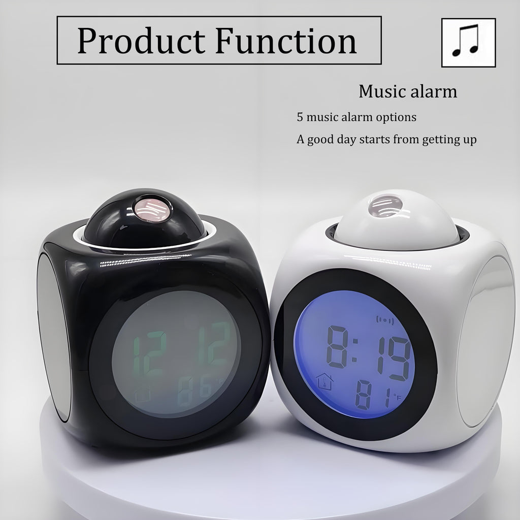 ProClock – Modern Projection Alarm Clock with Sound