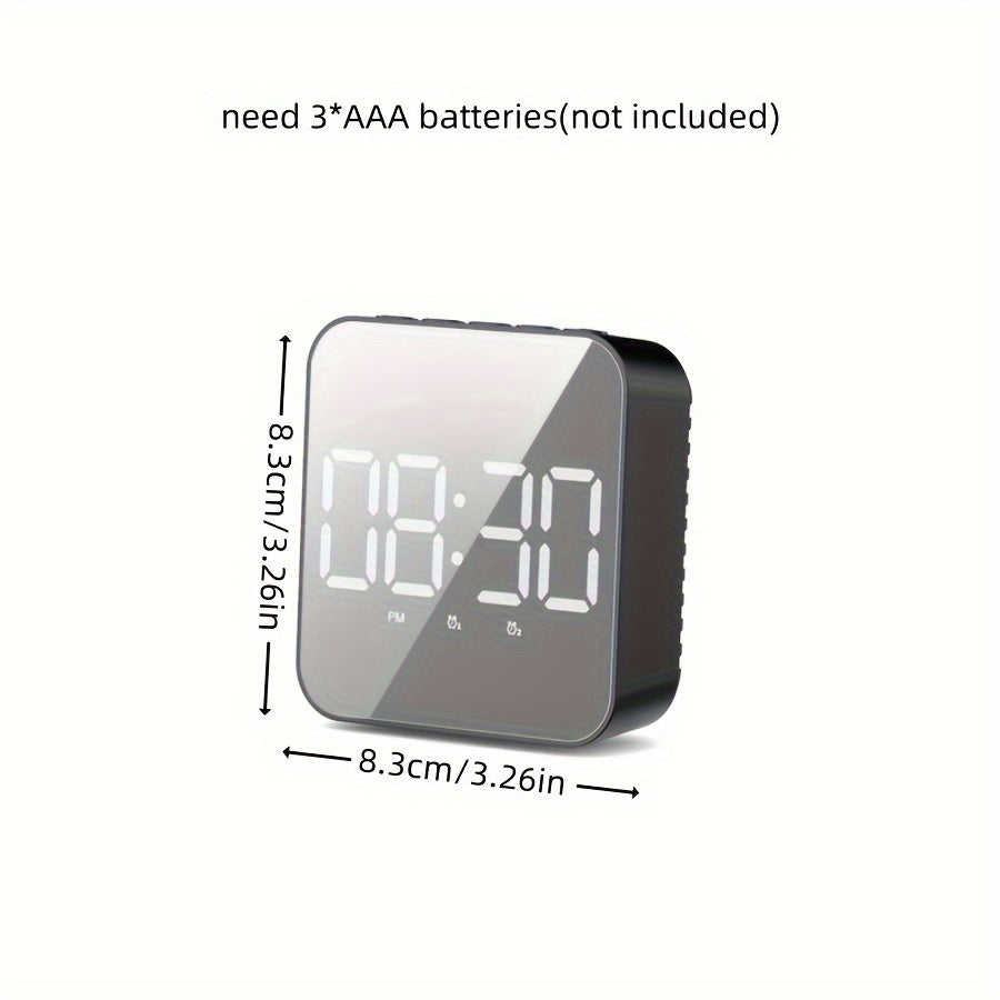 TempView – Stylish LED Clock with Temperature