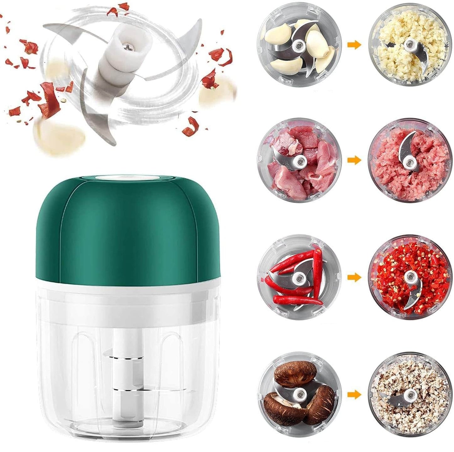 ChopEase - Electric Garlic Press for Fast Cooking