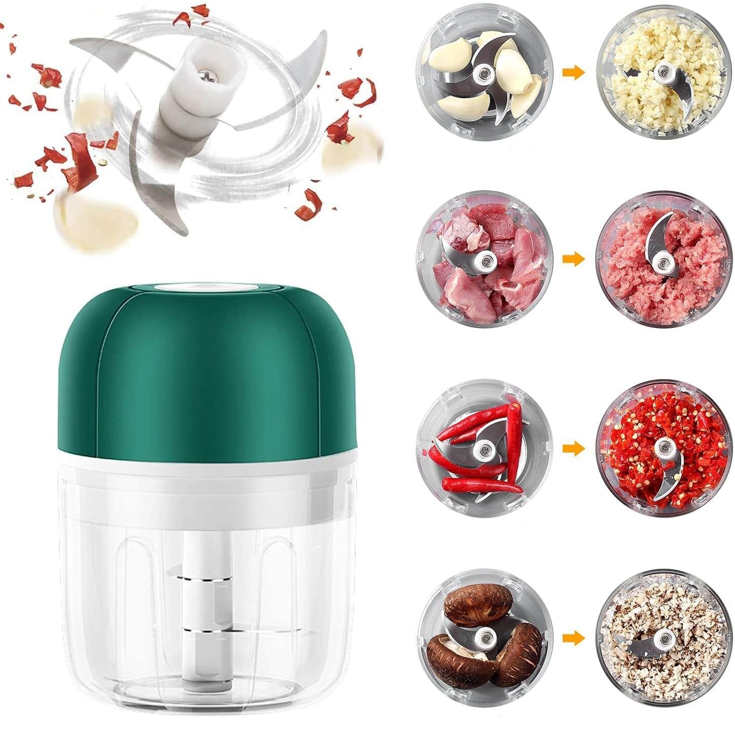 ChopEase - Electric Garlic Press for Quick Cooking