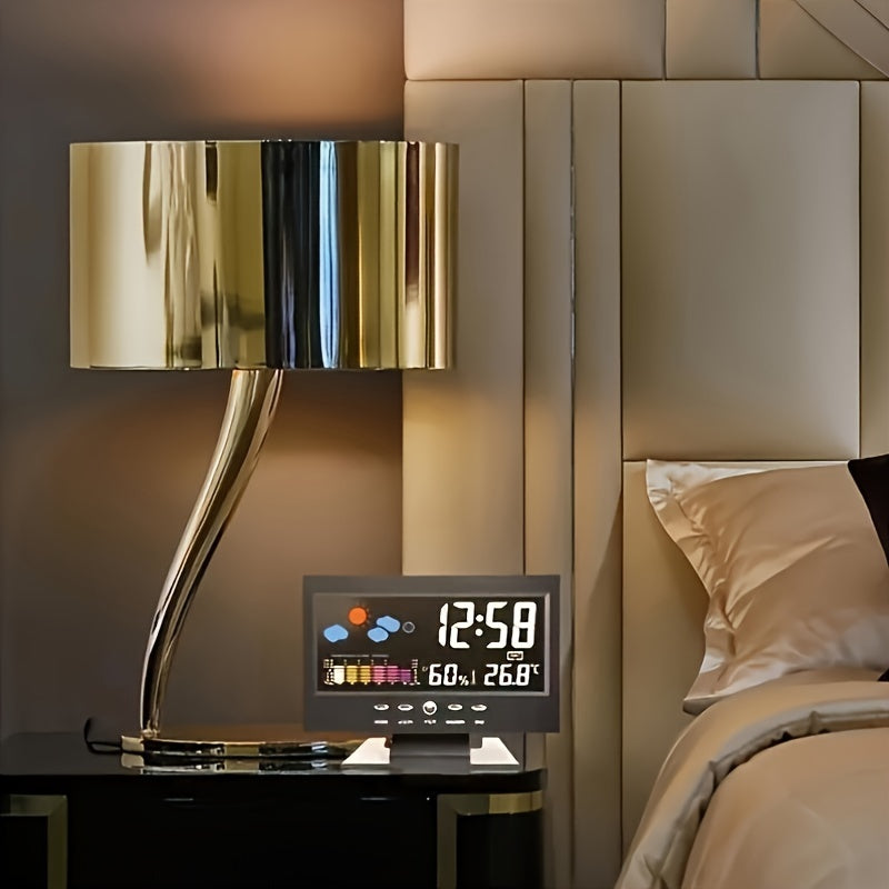 SilentTime Clock – Stylish Digital Weather Station and Climate Monitor